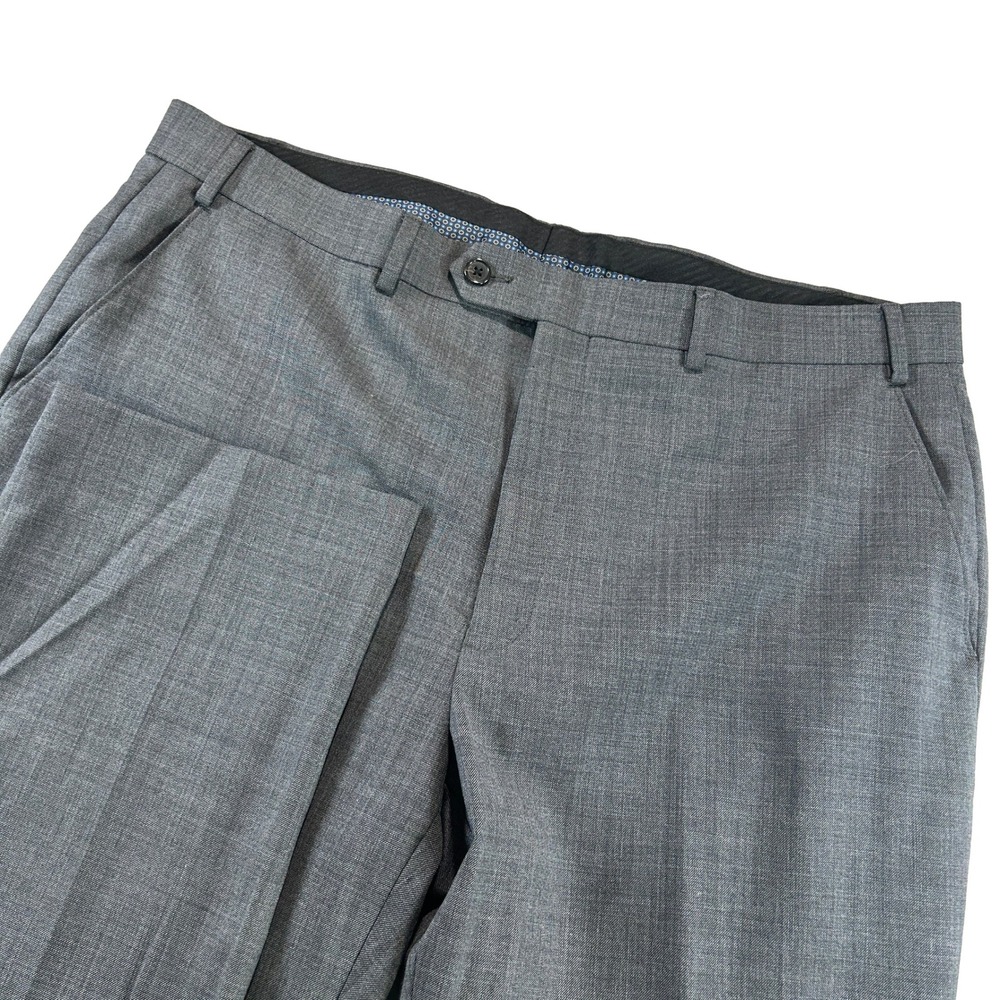 Lauren Ralph Lauren Dress Pants Mens 38W x 32L Grey Wool Blend Black Label
